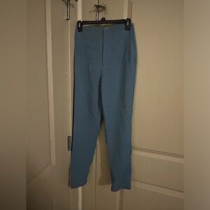 Blue High Waisted Pants